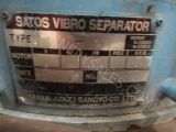 Used Satos Vibro Separator, similar to SWECO